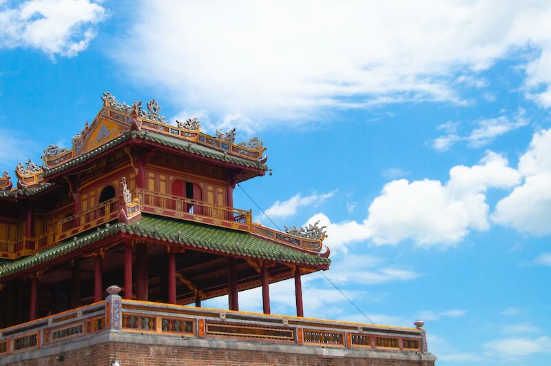 Ancient Temple on a bright sunny day, Hue, Vietnam. Veronica Reverse@Unsplash