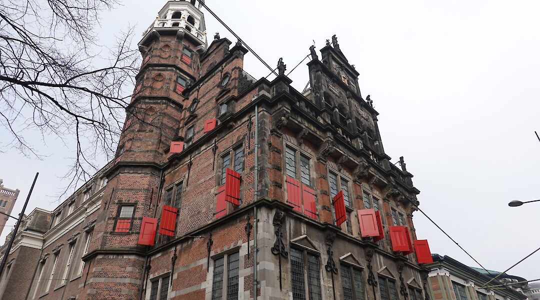Red brick building, Old City Hall of The Hague, Holland. Richard Mortel@Wikimedia Commons