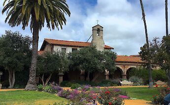 beautiful landscape outside the Mission San Juan, San Antonio, Texas, USA. CC:Codera23