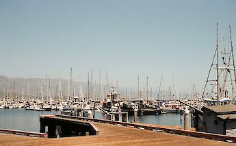 Boats in harbor, Santa Barbara, California. Tran Nguyen@Unsplash