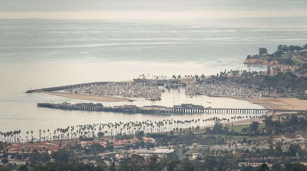 Aerial view, Santa Barbara, California. Clayton Cardinalli
