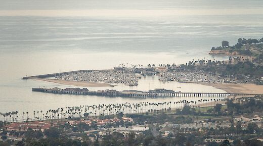 Aerial view, Santa Barbara, California. Clayton Cardinalli