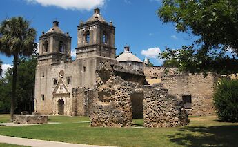 Exterior of the Mission Concepcion, San Antonio, Texas., USA. CC:liveon001 ©Travis Witt