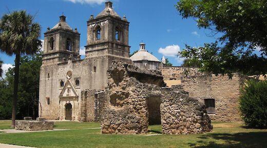 Exterior of the Mission Concepcion, San Antonio, Texas., USA. CC:liveon001 &copy;Travis Witt