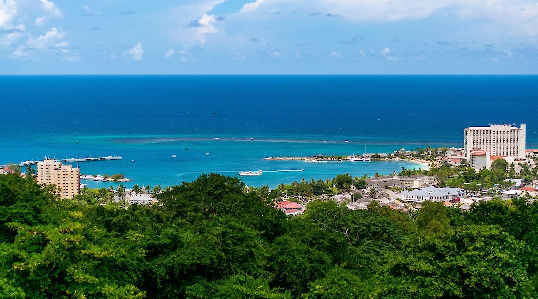 Ocho Rios beach aerial view, Ocho Rios, Jamaica. Kenrick Baksh@Unsplash