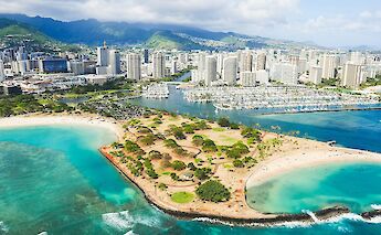 Aerial view of Honolulu, Hawaii, USA. Cosmin Serban@Unsplash