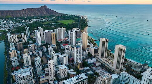 Honolulu cityscape, Honolulu, Hawaii. Spenser Sembrat@Unsplash