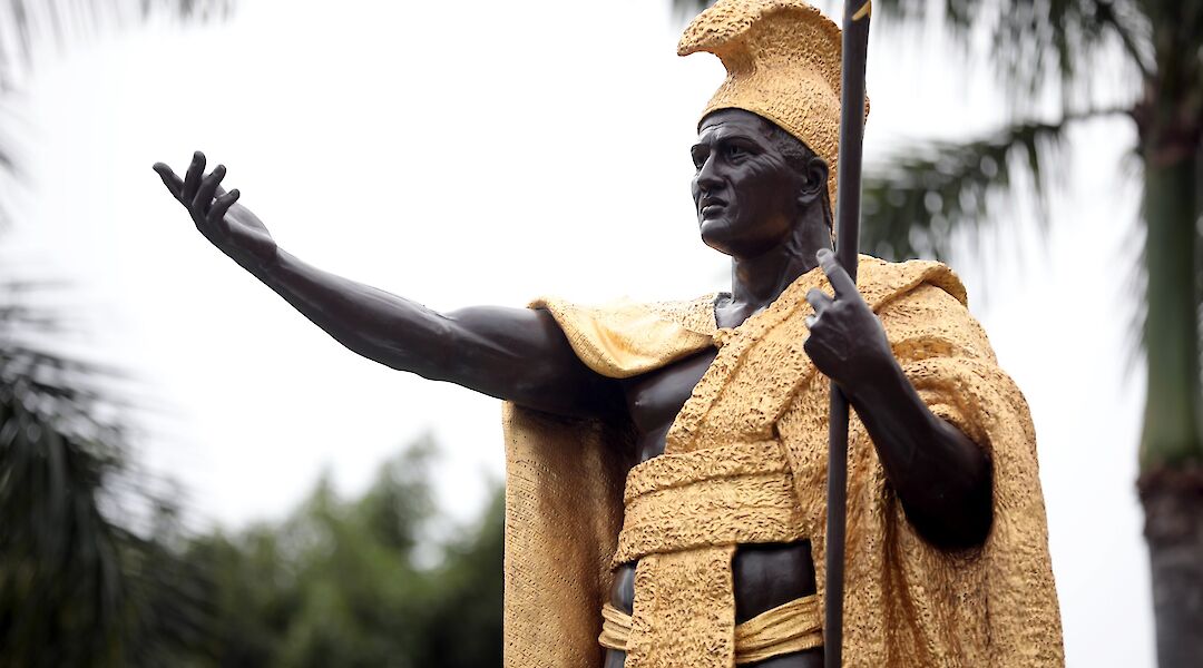 King Kamehameha Statue, Honolulu, Hawaii. Flickr: Gage Skidmore