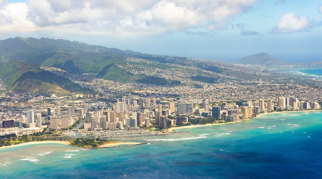 View from the ocean, Honolulu,Hawaii, USA. Jakob Kim@Unsplash