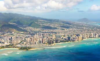 View from the ocean, Honolulu,Hawaii, USA. Jakob Kim@Unsplash