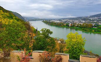 View from Schloß Stolzenfels towards Koblenz. UrlaubsTracker@Unsplash