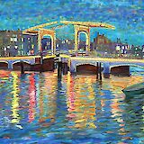 Drawbridge painting, Amsterdam. CC:Hubertine Heijermans