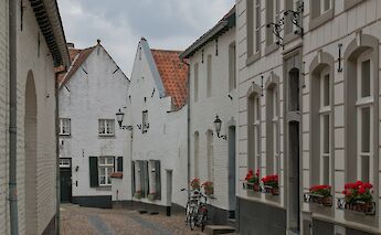 The "white village" of Thorn in the Netherlands. CC:Alupus