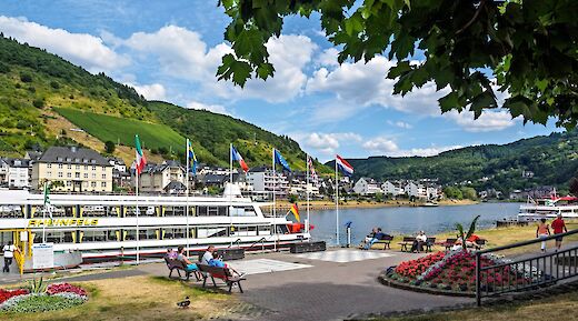 Ferry across the Mosel River in Cochem, Germany. Frans Berkelaar@Flickr