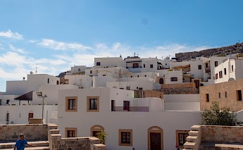 Town square, Lindos, Rhodes, Greece. Nikolay Gromin@Flickr