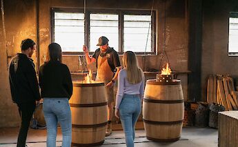 Making the barrels at Yalumba Winery, Angaston, Australia