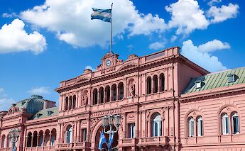 Casa Rosada, Buenos Aires, Argentina. Elijah-Lovkoff@iStock