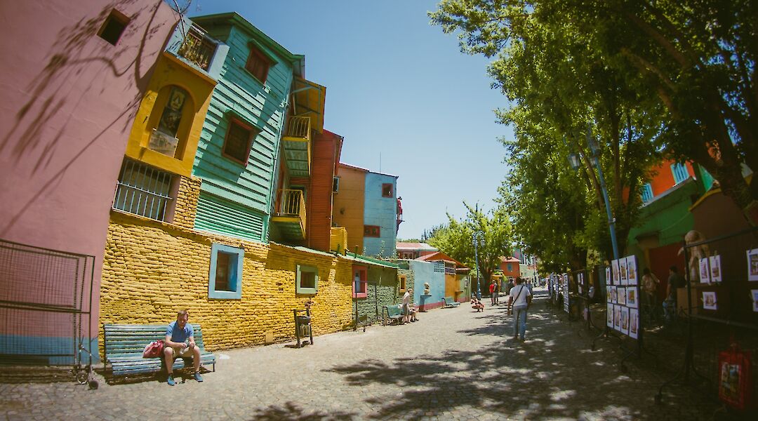 Colorful houses in Caminito, Buenos Aires, Argentina. Juanedc.com@Flickr