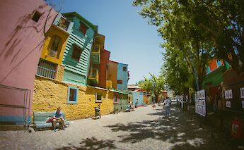 Colorful houses in Caminito, Buenos Aires, Argentina. Juanedc.com@Flickr