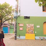 Art on the colorful walls, Buenos Aires, Argentina. Gustavo Sanchez@Unsplash
