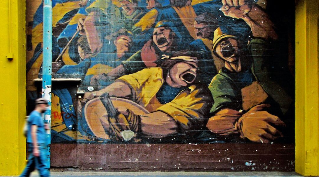 Political themed graffiti, Buenos Aires, Argentina. Eduardo Sanchez@Unsplash