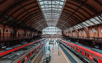 Luz Train Station before the rush of foot traffic, Sao Paulo, Brazil. John Michael Wilyat@Unsplash