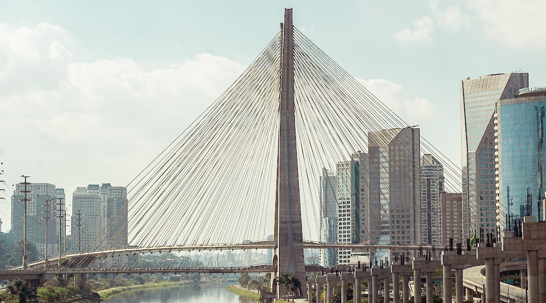 Architectural beauty, Ponte Estaidia, Sao Paulo, Brazil. Bruno Thethe@Unsplash
