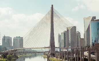 Architectural beauty, Ponte Estaidia, Sao Paulo, Brazil. Bruno Thethe@Unsplash