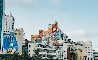 Street art in Bela vista, Sao Paulo, Brazil. Uthandy Yung@Unsplash