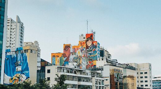 Street art in Bela vista, Sao Paulo, Brazil. Uthandy Yung@Unsplash