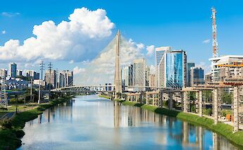 Beautiful bridge, Ponte Estaidia, Sao Paulo, Brazil. Raphael Nogueira@Unsplash