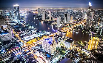 Bangkok at night, Thailand. Braden Jarvis@Unsplash