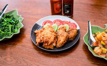 Lunch at the tour. CC:TO