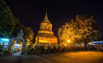 Chiang Mai at night, Chiang Mai, Thailand. Grasshopper Day Tours