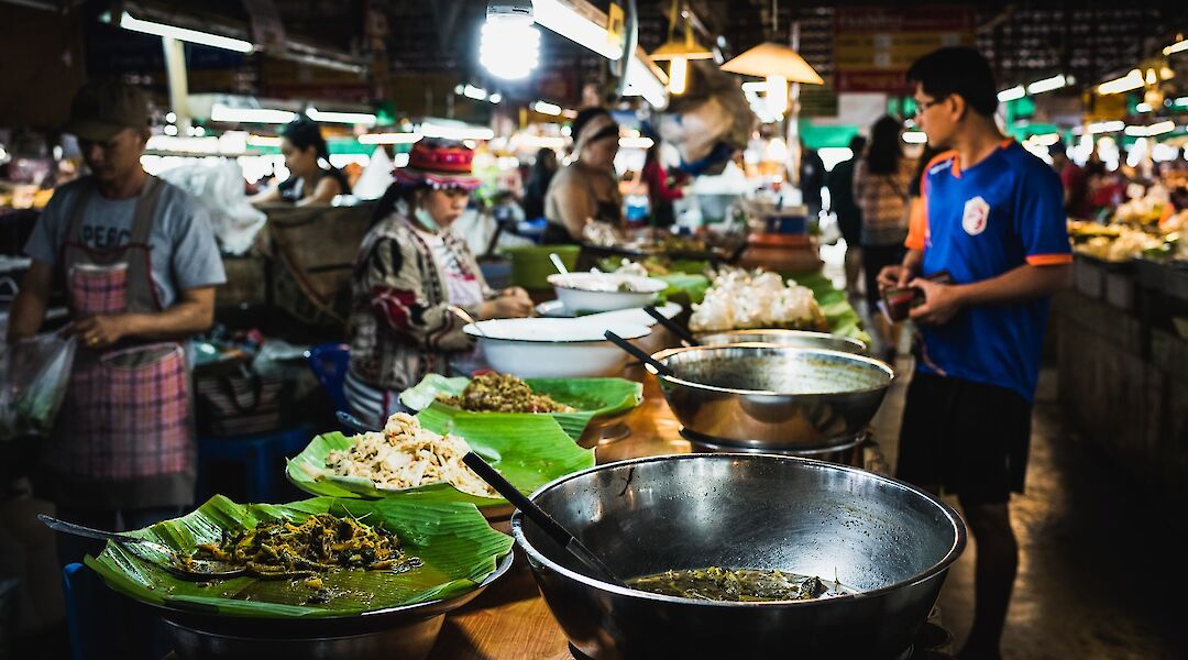Food market in Chiang Mai, Thailand. Zach Inglis@Unsplash