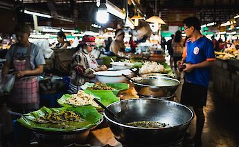 Food market in Chiang Mai, Thailand. Zach Inglis@Unsplash