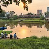 Fishing at the riverbank, Chiang Mai, Thailand. Peter Borter@Unsplash