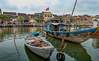 Boats in Hoi An, Vietnam. Peter Borter@Unsplash
