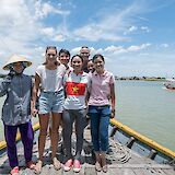 Photo at the end of the boat, Hoi An, Vietnam. Grasshopper Day Tours