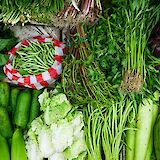 Fresh vegetables sold at the market of Hoi An, Vietnam. Lou Liebau@Unsplash