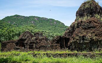Ruins at My Son, Hoi An, Vietnam. Grasshopper Day Tours