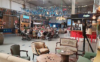 Street Food Market in Helsingør, Denmark.
