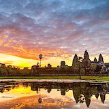 Watch the sun rise over Angkor Wat