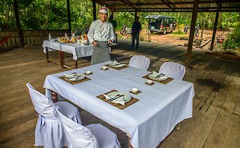 Local meal preparation, Siem Reap, Cambodia. Grasshopper Day Tours