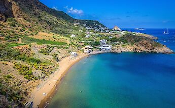 Beach in Panarea, Italy. Fred Bigio@Flickr