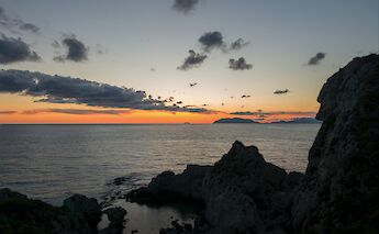 Pool of Venere at sunset, Milazzo, Italy. Giuseppe Famiani@Unsplash
