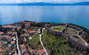 Bird's eye view of Ohrid, Northern Macedonia, Albania. Slavcho Malezanov@Unsplash