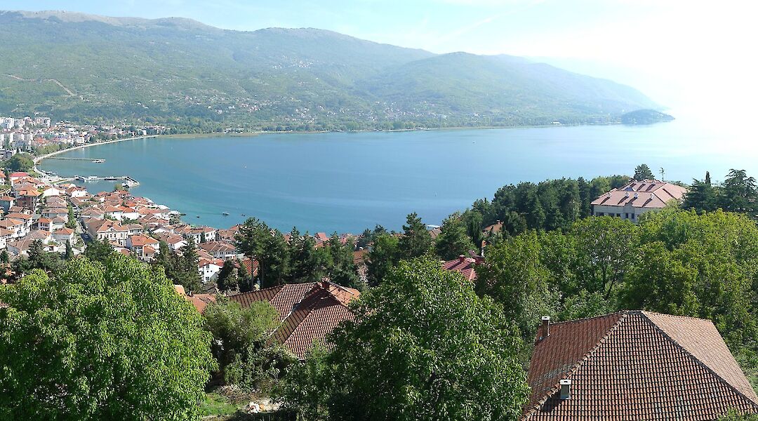 Ohrid on Lake Ohrid, Macedonia. CC:Alexandar Vujadinovic