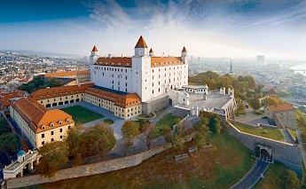 Castle in Bratislava, Slovakia.