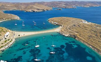 Kolona Beach, Kythnos, Greece. Dimitris Kiriakakis@Unsplash